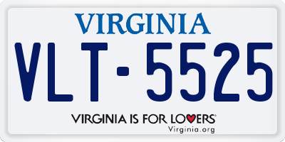 VA license plate VLT5525