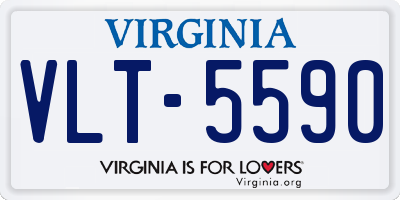 VA license plate VLT5590