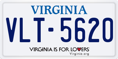 VA license plate VLT5620