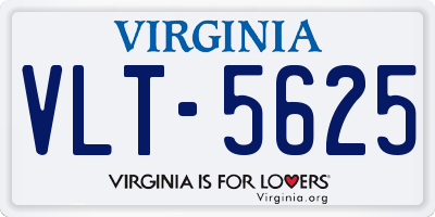 VA license plate VLT5625