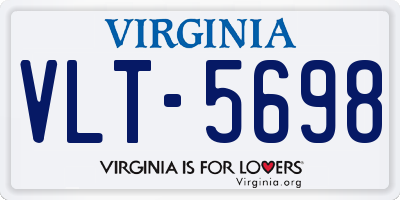 VA license plate VLT5698