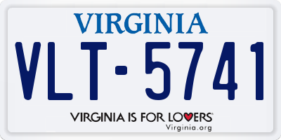VA license plate VLT5741