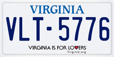 VA license plate VLT5776