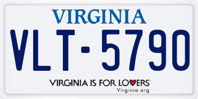 VA license plate VLT5790