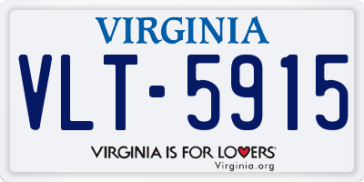 VA license plate VLT5915