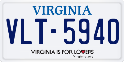 VA license plate VLT5940