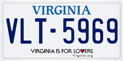 VA license plate VLT5969