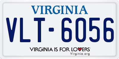 VA license plate VLT6056