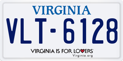 VA license plate VLT6128