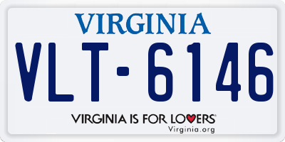 VA license plate VLT6146