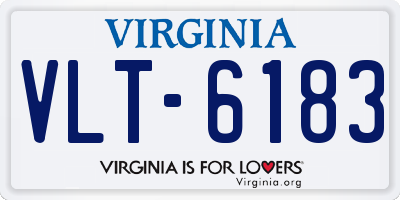 VA license plate VLT6183