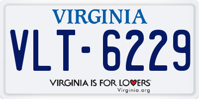 VA license plate VLT6229