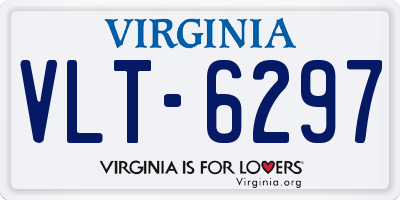 VA license plate VLT6297