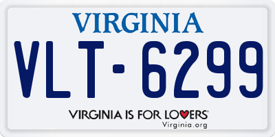 VA license plate VLT6299