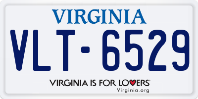 VA license plate VLT6529