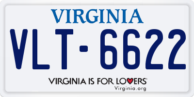 VA license plate VLT6622