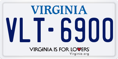VA license plate VLT6900