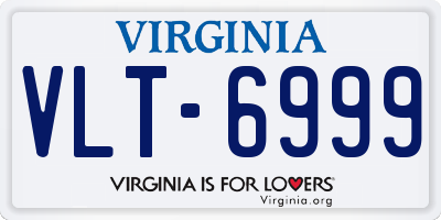 VA license plate VLT6999