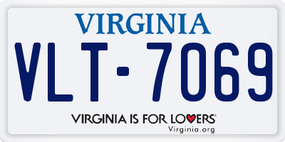 VA license plate VLT7069