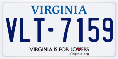VA license plate VLT7159