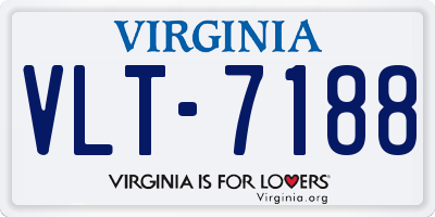 VA license plate VLT7188