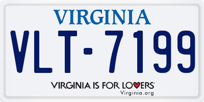 VA license plate VLT7199