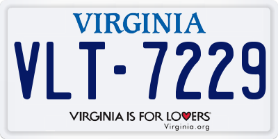 VA license plate VLT7229