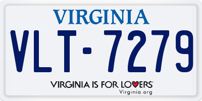 VA license plate VLT7279