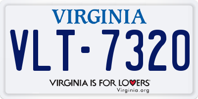 VA license plate VLT7320