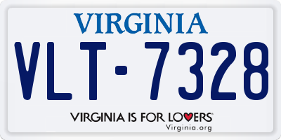 VA license plate VLT7328