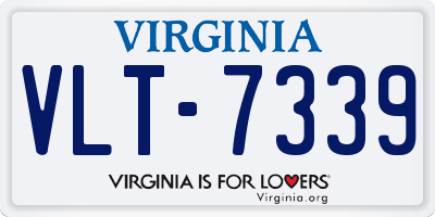 VA license plate VLT7339