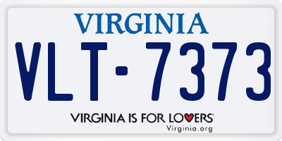 VA license plate VLT7373