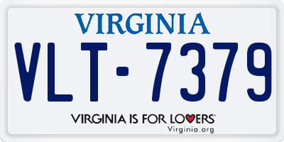 VA license plate VLT7379