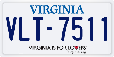 VA license plate VLT7511