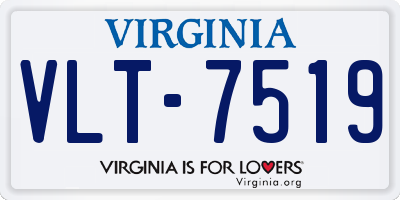VA license plate VLT7519