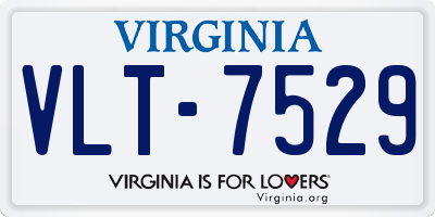 VA license plate VLT7529