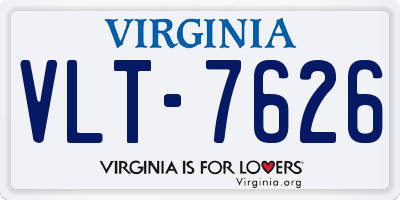 VA license plate VLT7626