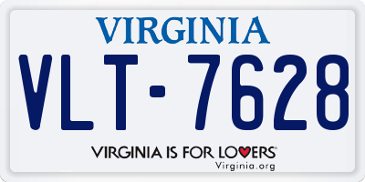 VA license plate VLT7628