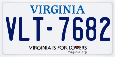 VA license plate VLT7682