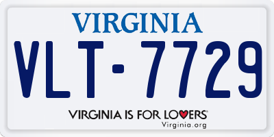 VA license plate VLT7729