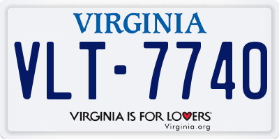 VA license plate VLT7740