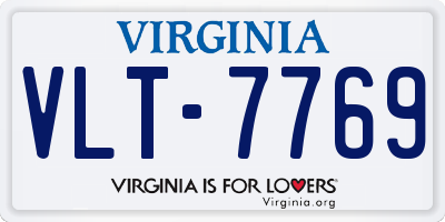 VA license plate VLT7769
