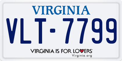 VA license plate VLT7799