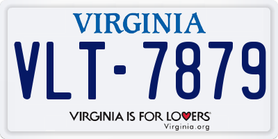 VA license plate VLT7879