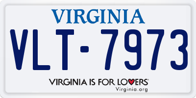VA license plate VLT7973