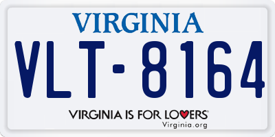 VA license plate VLT8164