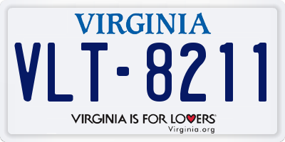 VA license plate VLT8211