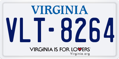VA license plate VLT8264