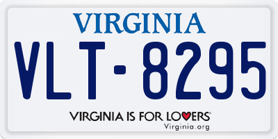 VA license plate VLT8295