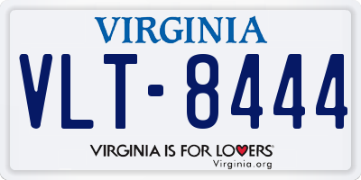 VA license plate VLT8444